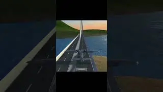 land a plane on bridge #plane #fly #shorts