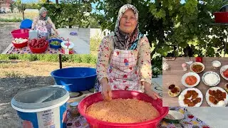 Uşak Style Tarhana ‼️My A to Z Hearty Tarhana Recipe ‼️How to Make Tarhana Meatballs