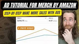 Create $1 Ads for Amazon Merch on Demand 💸 Increase Sales and Rank Higher Organically Too