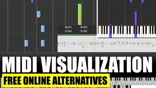 MIDI Visualization - Free and Open Web based alternatives to SYNTHESIA