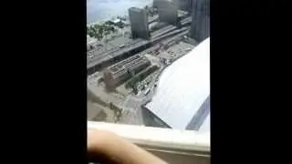 9p and Lil Pluto going up the CN Tower