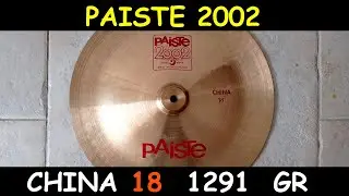 Paiste 2002 china 18 test 1291 gr #196
