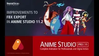 Anime Studio 11 - Export to Unity - FBX Improvements - Tutorial