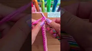 Crochet Half I-Cord #shorts