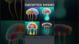 AI generates - Brain Jellyfish fusion
