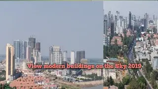 View modern buildings on the Sky 2019
