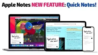Apple Notes NEW FEATURES: How to use system-wide Quick Notes along with Activity Update & Mentions!