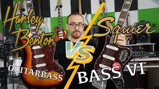 Harley Benton GuitarBass VS. Squier Classic Vibe BASS VI (ENG SUB)