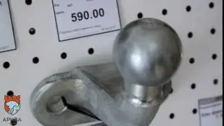 Шар фаркопа, тип F, Хром, Bosal Артикул F50X
