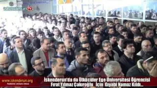 İskenderun’da Ülkücülerden Gıyabi Cenaze Namazı
