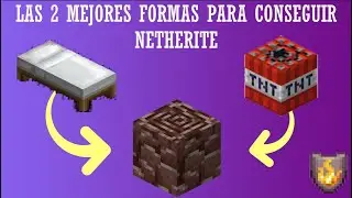 LAS 2 MEJORES FORMAS PARA BUSCAR NETHERITE EN MINECRAFT