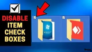 Disable Item Check Boxes in Windows 10 | How to Disable Check boxes on Icons and Folders