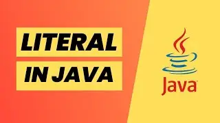 Java Literal || Java literal with example || Literal in java explained || what is literals in java