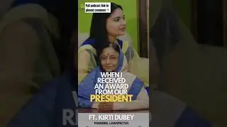 When I received an Award from Former President of India, Smt. Pratibha Devi Singh Patil🏆    #podcast