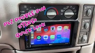 Quick look at the PLZ Double Din Stereo