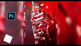 Fast Liverpool Poster Design Tutorial - Timelapse