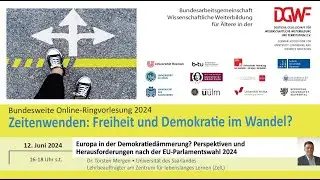Europa in der Demokratiedämmerung? Perspektiven und Herausforderungen nach der Europawahl 2024