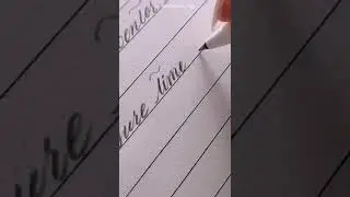 【Pencil】ASMR Cursive Writing Sound