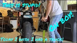 Triumph Speed Twin 1200 - The Hunt for Bridgestone S23 tires. See the TPMS in action!