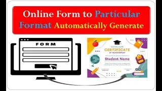 online form to data submit than than Particular automatically certificate generate and pdf download