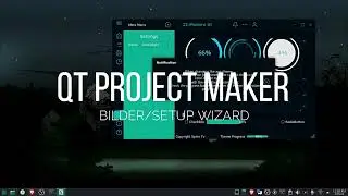 Python GUI project builder - PyQt, PySide, QT project setup wizard | Modern UI designing