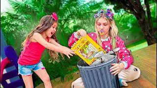 BABY JULLY THREW MY LITTLE SISTER'S BOBBIE GOODS IN THE TRASH!