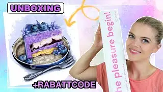 DIAMOND PAINTING UNBOXING 🥰 PURPLE CAKE | Carat.art