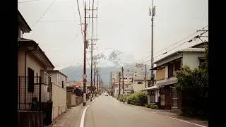 Capturing the elusive Mt Fuji.  Street Photography with Digial and Film Cameras.