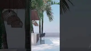 Andres Jimenez creates the Conceptual design of a luxury beach house, check it out! #shorts