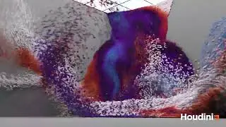 Houdini Experiements 01 - Vellum & POP