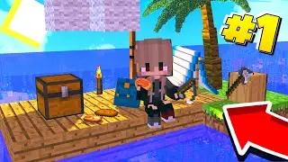 ВЫЖИВАНИЕ НА ПЛОТУ В МАЙНКРАФТ! ПЛАТНАЯ КАРТА MINECRAFT POCKET EDITION!