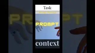 Prompt Engineering Formula: Task & Context #ai #promptengineering #shorts