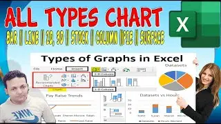 ALL TYPES OF CHART(BAR CHART, PIE CHART, LINE CHART ETC) IN MICROSOFT EXCEL  #microsoftexcel