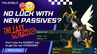 Palworld: EASY Way to Unlock Demon God, Diamond Body, and MORE Passives!