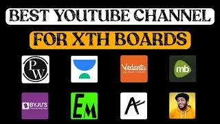 BEST YOUTUBE CHANNEL FOR CLASS 10TH 