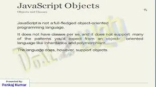 JS Object | Constructor | Array