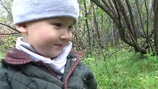 Якутия  С внуком за грибами