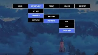 How to create Dropdown Menu with HTML and CSS