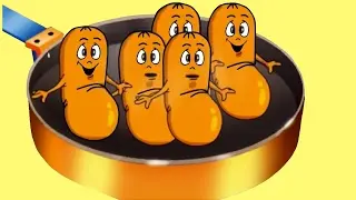 CINCO SALCHICHAS - canciones infantiles