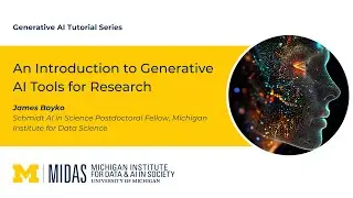 Generative AI Tutorial Series: An Introduction to Generative AI Tools for Research