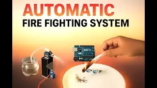 Fire Fighting robot using Arduino | Arduino + Flame Sensor + water pump