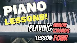 HOW TO PLAY MINOR CHORDS - Piano Lesson #4 #piano #pianolesson #minorchords #tutorial #learnpiano