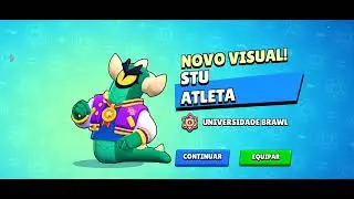 Novo visual do Stu Atleta no Brawl stars!!! 🤯😱 