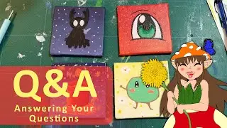 ✿ ~ Q&A ~ ✿ - Painting Mini Canvas Magnets