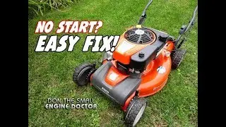 Lawnmower Won't Start? Watch This EASY FIX! AUTO- CHOKE PROBLEMS
