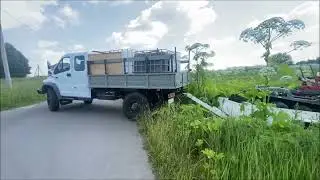 ТЕСТ ПО БЕЗДОРОЖЬЮ. ГАЗ Садко NEXT груженый с прицепом.