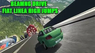 Epic Fiat Linea High Speed Jumps #2 BeamNG Drive | Dogankir