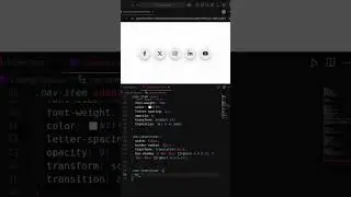 🌟 Stylish Social Media Icons Hover Effect | CSS Animation with Font awesome | HTML CSS | 