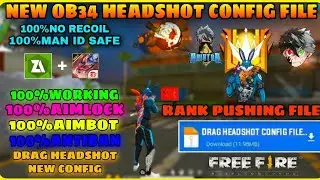 Free fire max auto headshot config file !! No Recoil + aimlock config antiban 100%