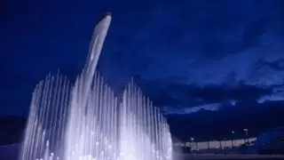 Сочи 2015. Олимпийский парк. Поющие фонтаны